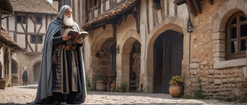 medieval street,medieval,the abbot of olib,medieval architecture,saint coloman,joan of arc,medieval hourglass,templar,medieval market,priest,friar,medieval town,carmelite order,dordogne,knight village,middle ages,woman praying,clergy,monks,athos,Photography,General,Natural