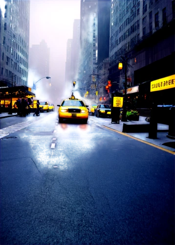 yellow taxi,new york taxi,taxi cab,new york streets,photo manipulation,yellow cab,photoshop manipulation,photomanipulation,conceptual photography,pedestrian lights,taxicabs,pedestrian,city highway,yellow light,city scape,crosswalk,new york,digital compositing,yellow car,newyork,Illustration,Retro,Retro 10