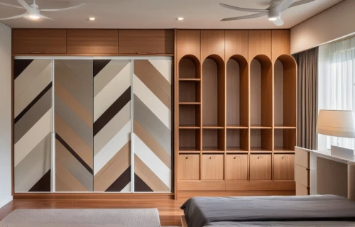 room divider,patterned wood decoration,walk-in closet,contemporary decor,search interior solutions,wall panel,cabinetry,modern decor,storage cabinet,bookcase,armoire,interior decoration,wooden wall,interior design,bookshelves,hinged doors,interior modern design,laminated wood,shelving,sliding door,Photography,General,Realistic