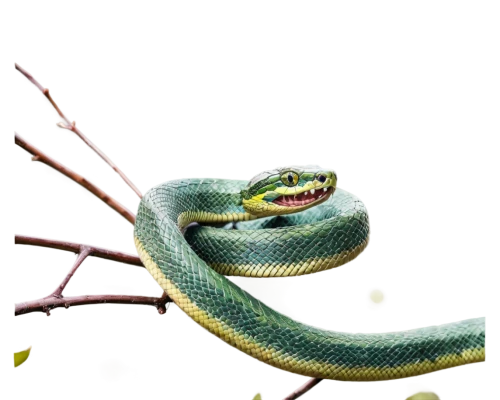 green tree snake,morelia viridis,tree snake,smooth greensnake,plains gartersnake,eleutherodactylus,african house snake,green snake,green-tailed emerald,green mamba,garter snake,common garter snake,western terrestrial garter snake,illustration,western green mamba,varanidae,emerald lizard,sharptail snake,scombridae,vine snake,Illustration,Realistic Fantasy,Realistic Fantasy 15