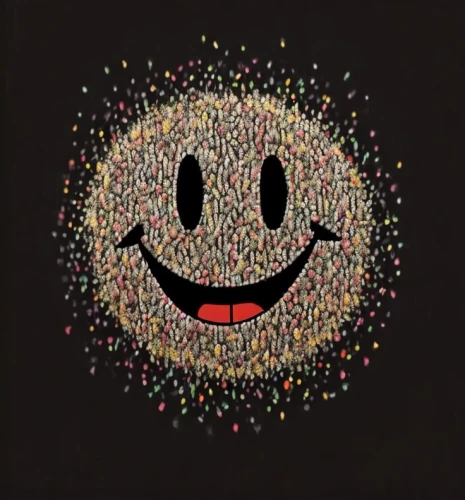 dot,smilies,emoji,smileys,cheery-blossom,fireworks art,dots,confetti,emojis,emojicon,pill icon,drug icon,percolator,acid,smiley emoji,dot pattern,pac-man,disco,1971,missing particle