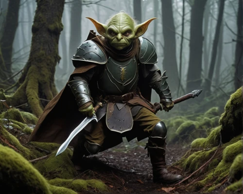 aaa,patrol,heroic fantasy,male elf,yoda,orc,massively multiplayer online role-playing game,goblin,half orc,aa,fantasy warrior,dark elf,cleanup,warrior and orc,fantasy art,forest man,wall,robin hood,blade of grass,green goblin,Illustration,Black and White,Black and White 20