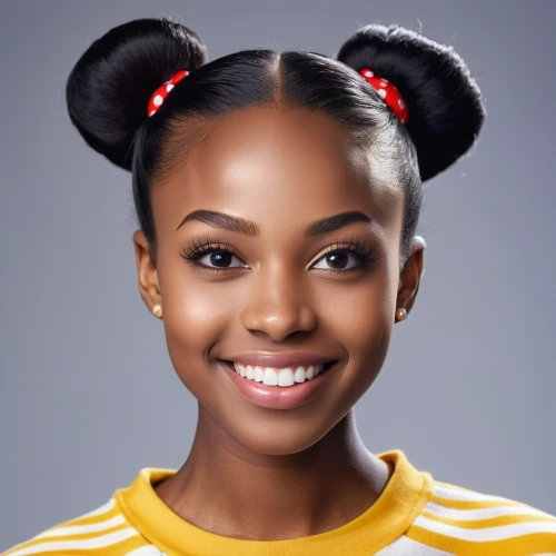 minnie mouse,minnie,artificial hair integrations,tiana,micky mouse,mickey mouse,bun,bun mixed,african-american,pony tails,ebony,nigeria woman,ash leigh,kawaii panda emoji,maria bayo,african american woman,ethiopian girl,hosana,portrait background,pigtail,Photography,General,Realistic