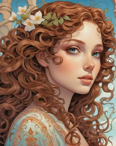 merida,flora,fantasy portrait,jasmine blossom,hydrangea,angelica,fae,vanessa (butterfly),spring crown,jessamine,girl in flowers,faery,elven flower,faerie,hydrangeas,flower fairy,dryad,rusalka,girl in a wreath,eglantine,Conceptual Art,Fantasy,Fantasy 07