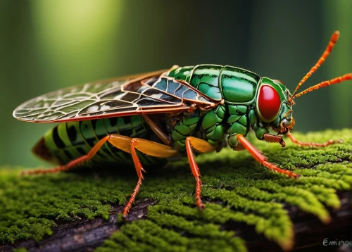 cicada,forest beetle,cuckoo wasps,treehopper,tiger beetle,drosophila,sawfly,blowflies,syrphid fly,chrysops,field wasp,hover fly,artificial fly,jewel beetles,drosophila melanogaster,flying insect,garden leaf beetle,perched on a log,leaf beetle,japanese beetle,Illustration,Vector,Vector 05