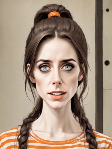 realdoll,clementine,worried girl,female doll,doll's facial features,orange,animated cartoon,stressed woman,the girl's face,portrait of a girl,orange eyes,rendering,depressed woman,girl portrait,character animation,sad woman,doll face,half life,woman face,anime 3d,Digital Art,Comic