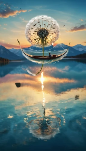 circle around tree,flying seed,glass sphere,parabolic mirror,parallel worlds,floating island,tree of life,water lotus,photomanipulation,crystal ball-photography,mirror of souls,little planet,equilibrium,time spiral,magic tree,photo manipulation,dharma wheel,gyroscope,connectedness,fantasy picture,Photography,Artistic Photography,Artistic Photography 07