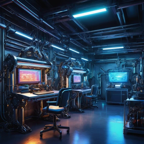 sci fi surgery room,computer room,scifi,ufo interior,laboratory,research station,sci - fi,sci-fi,the server room,sci fi,3d render,modern office,working space,game room,computer workstation,cyberspace,spaceship space,cyberpunk,offices,fallout4,Illustration,Retro,Retro 09