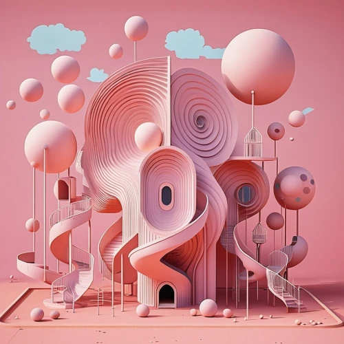 3d fantasy,cinema 4d,3d bicoin,b3d,3d object,spheres,3d,pink balloons,paper art,3d render,pink paper,dribbble,shapes,three dimensional,isometric,airbnb logo,paper clouds,corner balloons,3d model,panoramical,Photography,Fashion Photography,Fashion Photography 06