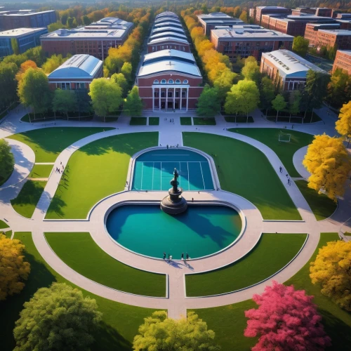 howard university,soochow university,university of wisconsin,gallaudet university,kansai university,stanford university,northeastern,columbia,campus,fountain lawn,potsdam,business school,smithsonian,the center of symmetry,temple fade,beautiful buildings,autumn park,university,north american fraternity and sorority housing,colleges,Illustration,Realistic Fantasy,Realistic Fantasy 26