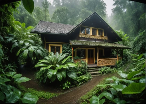 house in the forest,tropical house,traditional house,wooden house,house in mountains,valdivian temperate rain forest,beautiful home,house in the mountains,rain forest,little house,small cabin,cabin,ubud,small house,wooden hut,ancient house,the cabin in the mountains,old house,indonesia,log home,Photography,General,Natural