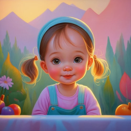 kids illustration,children's background,cute cartoon image,child portrait,world digital painting,digital painting,cute cartoon character,little girl in pink dress,portrait background,illustrator,chalk drawing,painter doll,girl with cereal bowl,painting easter egg,girl in the kitchen,little girl with balloons,little girl,oil painting on canvas,madeleine,agnes,Illustration,Realistic Fantasy,Realistic Fantasy 26