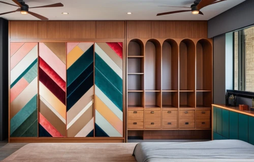 patterned wood decoration,room divider,contemporary decor,modern decor,wooden wall,interior design,geometric style,interior modern design,red chevron pattern,mid century modern,wall panel,interior decoration,modern room,search interior solutions,wall decoration,guestroom,guest room,airbnb icon,parquet,interior decor,Photography,General,Realistic