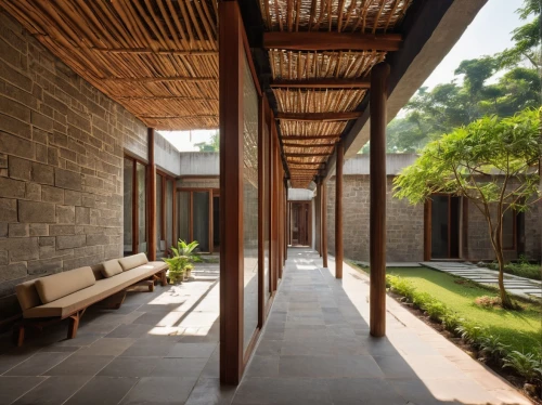 asian architecture,corten steel,chinese architecture,bamboo curtain,timber house,archidaily,courtyard,zen garden,eco hotel,walkway,inside courtyard,japanese architecture,bamboo plants,folding roof,landscape design sydney,hanok,residential house,garden design sydney,junshan yinzhen,guizhou,Photography,General,Realistic