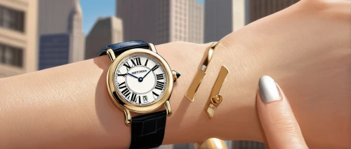 gold watch,jewelry（architecture）,wristwatch,wrist watch,watch accessory,open-face watch,swatch,cartier,swatch watch,bangle,analog watch,timepiece,smart watch,wearables,gold bracelet,watches,smartwatch,wrist,the bezel,chronometer,Illustration,American Style,American Style 13