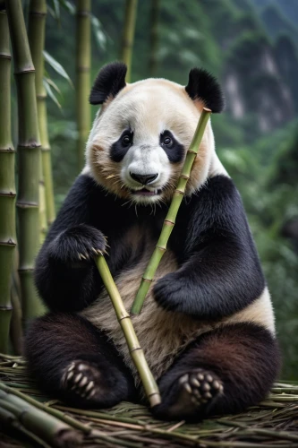 chinese panda,bamboo,bamboo flute,giant panda,panda,pandabear,panda bear,bamboo curtain,kawaii panda,pandas,hanging panda,bamboo frame,bamboo scissors,little panda,panda cub,bamboo forest,pan flute,panda face,baby panda,bamboo plants,Illustration,Black and White,Black and White 13