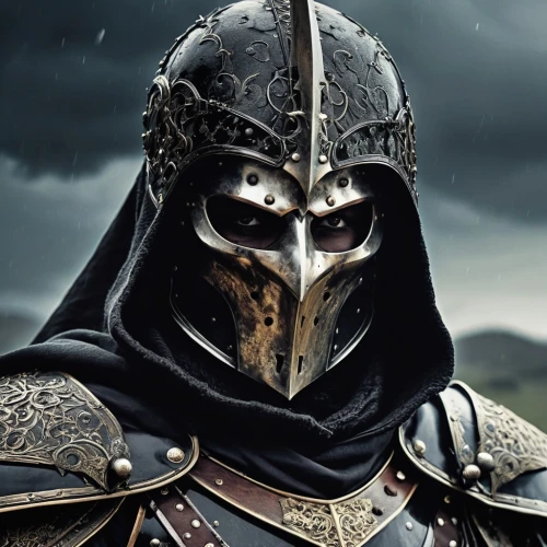 iron mask hero,hooded man,balaclava,warlord,massively multiplayer online role-playing game,crusader,carpathian,templar,doctor doom,knight armor,shredder,equestrian helmet,alaunt,male mask killer,spartan,raider,helm,athos,centurion,cent