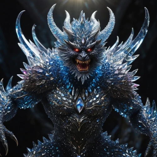 garuda,fractalius,krampus,father frost,icemaker,black dragon,supernatural creature,the thing,skordalia,frost,wyrm,cynosbatos,ice queen,white walker,dark-type,coral guardian,spiky,ice,nine-tailed,poseidon god face,Photography,General,Natural