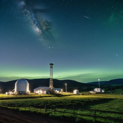 green aurora,telescopes,norther lights,aurora australis,southern aurora,earth station,astronomy,cosmos field,nothern lights,radio telescope,northen lights,northen light,astronomer,astrophotography,auroras,sulfur cosmos,northernlight,aurora,southern hemisphere,the milky way,Photography,General,Realistic