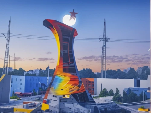 ekaterinburg,electric tower,cellular tower,sochi,stalin skyscraper,olympic flame,tv tower,ulaanbaatar centre,burj kalifa,kazan,ulaanbaatar,television tower,irkutsk,volgograd,kazakhstan,steel tower,addis ababa,radio tower,tashkent,stalinist skyscraper,Photography,General,Realistic