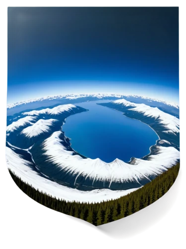 crater lake,terraforming,floating island,polar ice cap,gps icon,aeolian landform,ice planet,glacial landform,the polar circle,srtm,snow globe,stratovolcano,south pole,planet earth view,little planet,floating islands,landform,earth in focus,weather icon,virtual landscape,Illustration,Japanese style,Japanese Style 09