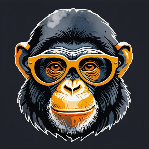 chimpanzee,primate,chimp,ape,monkey,gorilla,great apes,monkeys band,orangutan,common chimpanzee,primates,the monkey,barbary monkey,bonobo,barbary ape,three monkeys,gibbon 5,monkey gang,orang utan,war monkey,Illustration,American Style,American Style 15