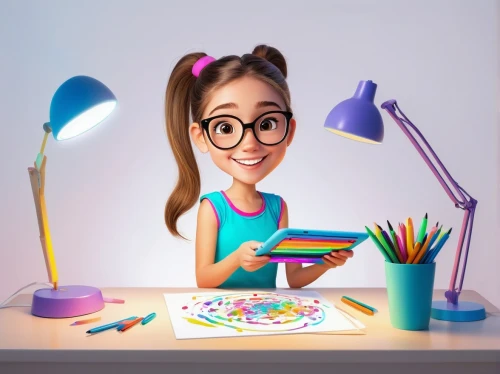 illustrator,girl studying,kids illustration,caricaturist,girl drawing,table artist,cute cartoon image,rainbow pencil background,painting technique,vector illustration,vector graphics,kids glasses,cute cartoon character,tiktok icon,animator,fashion vector,3d model,vector art,girl with cereal bowl,animated cartoon,Photography,Documentary Photography,Documentary Photography 37