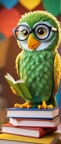 reading owl,boobook owl,caique,tutor,scholar,yellow green parakeet,academic,cute parakeet,owl art,yellow parakeet,librarian,bird illustration,sparrow owl,owl,bart owl,bookkeeper,parakeet,budgerigar parakeet,quaker parrot,professor,Conceptual Art,Sci-Fi,Sci-Fi 08