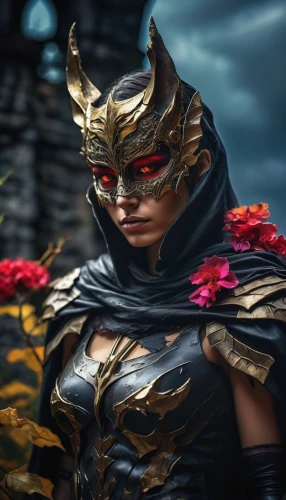 female warrior,masquerade,warrior woman,fantasy woman,huntress,goddess of justice,gold mask,fantasy warrior,the enchantress,golden mask,evil woman,breastplate,fantasy portrait,queen cage,crown render,heroic fantasy,wonderwoman,gara,monsoon banner,head woman,Photography,Artistic Photography,Artistic Photography 08