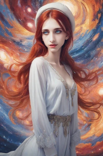 fantasy portrait,mystical portrait of a girl,fantasy art,fantasy picture,fantasy woman,white lady,fae,fire angel,flame spirit,world digital painting,white rose snow queen,virgo,elza,rusalka,sky rose,the snow queen,baroque angel,andromeda,fantasy girl,fantasia,Photography,Realistic