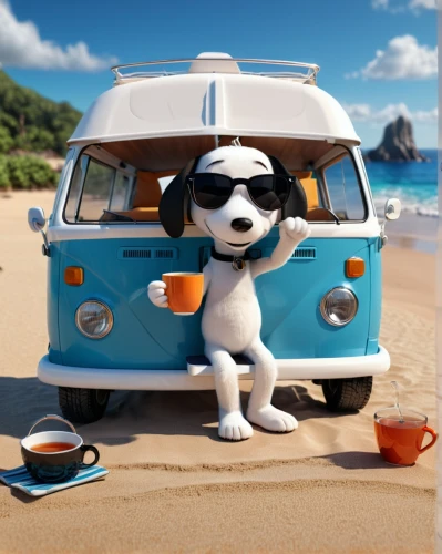 campervan,camper on the beach,jack russel,travel trailer poster,cinema 4d,snoopy,beach dog,camper van isolated,vwbus,summer holidays,vw camper,ice cream maker,summer feeling,digital compositing,recreational vehicle,stray dog on beach,travel trailer,summer clip art,jack russell,potcake dog,Unique,3D,3D Character