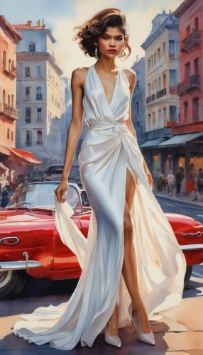 retro woman,girl in a long dress,retro women,art deco woman,woman walking,dodge la femme,woman shopping,marylyn monroe - female,50's style,girl and car,girl in white dress,mercury,man in red dress,vintage woman,havana,vintage art,retro girl,lincoln capri,woman with ice-cream,femme fatale,Illustration,Paper based,Paper Based 23