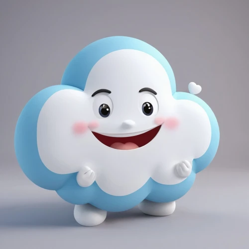 cloud roller,cloud mushroom,raincloud,pubg mascot,3d model,cloud,cute cartoon character,partly cloudy,mascot,cloud mood,cumulonimbus,puffy,plush figure,white cloud,stylized macaron,cloudy,about clouds,michelin,cloud image,cumulus,Unique,3D,3D Character