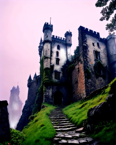 ghost castle,haunted castle,dracula castle,fairytale castle,castle of the corvin,castles,ruined castle,galician castle,fairy tale castle,castle ruins,medieval castle,castel,knight's castle,cochem castle,castle,witch's house,hogwarts,medieval architecture,gothic architecture,fairy tale castle sigmaringen,Conceptual Art,Fantasy,Fantasy 06