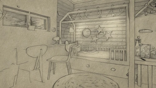 room newborn,the little girl's room,vintage drawing,boy's room picture,sewing room,baby room,house drawing,frame drawing,kitchen,children's bedroom,small cabin,cabin,charcoal nest,pencil and paper,wooden hut,laundry room,bedroom,kitchenette,the kitchen,wireframe graphics,Design Sketch,Design Sketch,Pencil