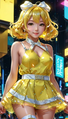 yang,pollen panties,poker primrose,aurora yellow,honey candy,hk,yellow bell,hong,stud yellow,yellow,golden yellow,honmei choco,japanese sakura background,yuzu,kotobukiya,gold color,mimosa,lemon background,cpu,golden color,Illustration,Japanese style,Japanese Style 01