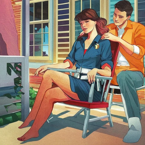 retro women,retro woman,game illustration,sci fiction illustration,fifties,vintage illustration,retro diner,barber shop,retro girl,50's style,barbershop,vintage man and woman,mid century,sewing,tailor seat,retro 1950's clip art,woman sitting,spy visual,tailor,girl at the computer,Illustration,Paper based,Paper Based 01