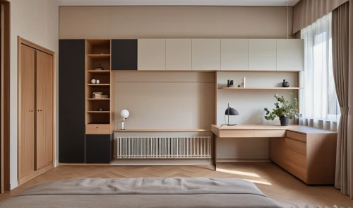 japanese-style room,room divider,modern room,shared apartment,storage cabinet,danish furniture,one-room,danish room,modern minimalist bathroom,walk-in closet,archidaily,cabinetry,apartment,an apartment,kitchenette,consulting room,bedroom,modern decor,cupboard,chiffonier,Photography,General,Realistic