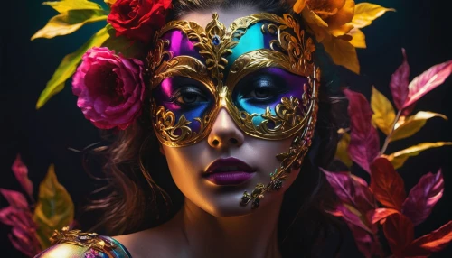 masquerade,venetian mask,gold mask,golden mask,the carnival of venice,fantasy portrait,la calavera catrina,golden wreath,la catrina,masks,masque,headdress,girl in a wreath,tribal masks,dia de los muertos,mask,headpiece,day of the dead frame,decorative figure,mystical portrait of a girl,Photography,Artistic Photography,Artistic Photography 08