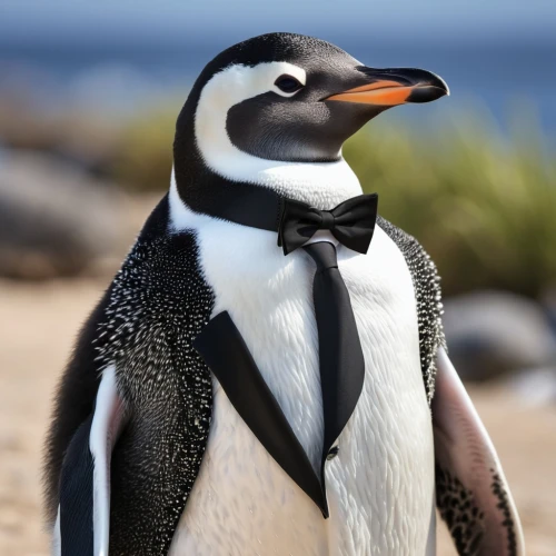 chinstrap penguin,african penguin,tux,gentoo penguin,magellanic penguin,dwarf penguin,rock penguin,snares penguin,humboldt penguin,penguin,arctic penguin,gentoo,young penguin,rockhopper penguin,fairy penguin,tuxedo,penguin chick,king penguin,glasses penguin,emperor penguin,Photography,General,Realistic