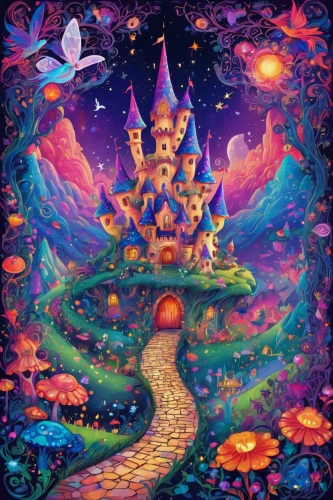 fairy world,fairy village,fairy forest,fairy galaxy,fantasy world,enchanted forest,fantasia,fairy tale castle,magical adventure,wonderland,dream world,children's fairy tale,children's background,fairy tale,the mystical path,enchanted,wishing well,forest of dreams,a fairy tale,fairy chimney,Illustration,Realistic Fantasy,Realistic Fantasy 02