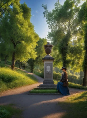 hanbok,jane austen,girl in a long dress,walk in a park,girl in the garden,summer evening,idyll,romantic portrait,merida,violet evergarden,towards the garden,romantic scene,idyllic,world digital painting,the evening light,english garden,child in park,digital painting,evening atmosphere,park bench,Photography,General,Realistic