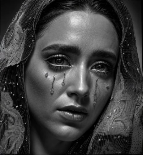 angel's tears,tearful,baby's tears,teardrops,of mourning,baloch,widow's tears,sorrow,sad woman,seven sorrows,praying woman,lover's grief,fatima,depressed woman,woman praying,sadu,tear of a soul,crying angel,teardrop,wall of tears,Realistic,Jewelry,Ornate