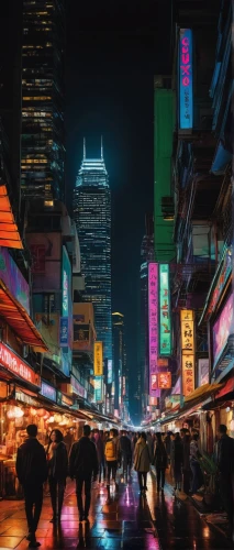 hong kong,shanghai,hk,kowloon,chongqing,kowloon city,hanoi,busan night scene,kuala lumpur,bangkok,taipei,hongkong,hong kong cuisine,nanjing,namdaemun market,china town,seoul namdaemun,shinjuku,city at night,colorful city,Art,Artistic Painting,Artistic Painting 51