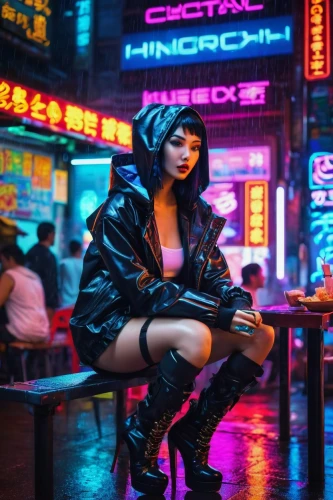 cyberpunk,neon lights,neon coffee,shanghai,neon light,neon,hk,taipei,hong kong,asian woman,neon sign,80s,asia,neon arrows,neon drinks,hong,asian girl,neon tea,asian vision,pho,Conceptual Art,Sci-Fi,Sci-Fi 26