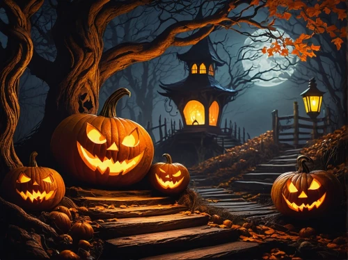 halloween background,halloween wallpaper,halloween illustration,jack-o'-lanterns,jack-o-lanterns,halloween poster,halloween scene,jack o'lantern,jack o lantern,halloween and horror,jack-o'-lantern,halloween pumpkin gifts,halloween owls,halloween pumpkins,jack-o-lantern,halloween vector character,pumpkin lantern,halloweenkuerbis,halloween icons,haloween,Illustration,Realistic Fantasy,Realistic Fantasy 04