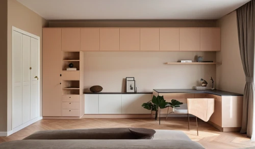 danish furniture,danish room,scandinavian style,cabinetry,modern room,sideboard,kitchenette,shared apartment,contemporary decor,storage cabinet,home interior,modern decor,kitchen design,an apartment,modern minimalist kitchen,cupboard,one-room,interiors,danish house,gold-pink earthy colors,Photography,General,Realistic