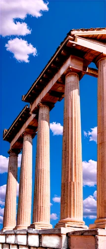 greek temple,doric columns,ancient greek temple,parthenon,the parthenon,temple of hercules,acropolis,athens,roman columns,columns,hellas,athenian,paestum,roman temple,ancient roman architecture,hellenic,temple of diana,temple of poseidon,pillars,three pillars,Illustration,Japanese style,Japanese Style 15