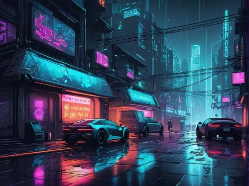 cyberpunk,neon arrows,colorful city,neon coffee,cityscape,neon,neon drinks,neon ghosts,alleyway,urban,alley,neon lights,neon light,neon candies,neon colors,shanghai,world digital painting,vapor,rainy,shinjuku,Illustration,Black and White,Black and White 04