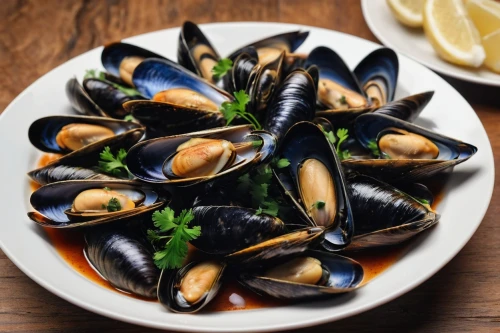 mussels,grilled mussels,mussel,baltic clam,new england clam bake,bouillabaisse,seafood in sour sauce,shellfish,clams,bivalve,clam sauce,spaghetti alle vongole,sea food,seafood,seafood pasta,sea foods,molluscs,clam,fra diavolo sauce,portuguese food,Photography,General,Realistic